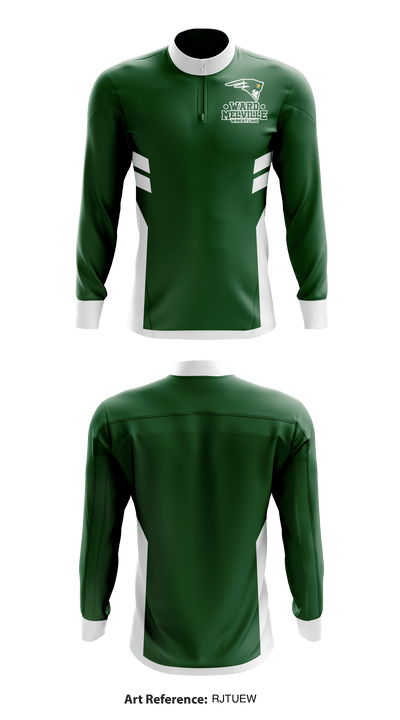Ward Melville High School Wrestling 95352895 Quarter Zip Jacket - 1
