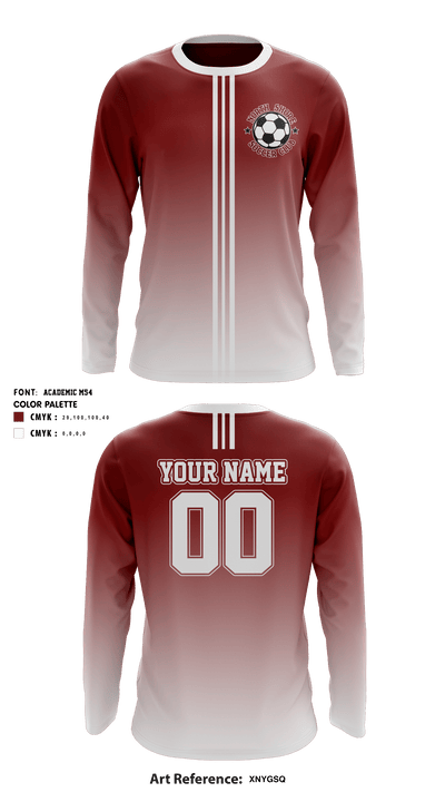 North Shore Soccer Club 84664143 Long Sleeve Performance Shirt - 1