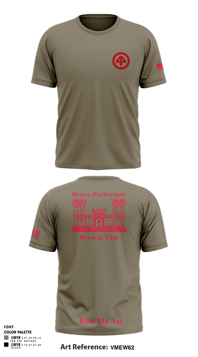 B 104th 82799853 Short Sleeve Performance Shirt - 9