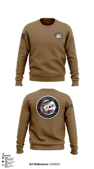 Alpha Company 66598421 Crew Neck Sweatshirt - 1