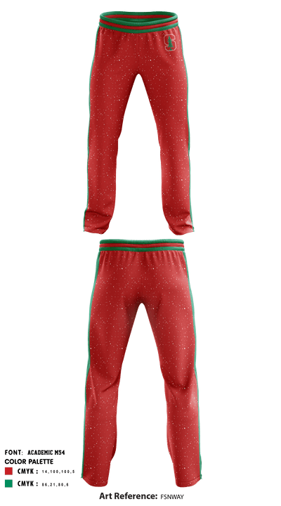 Stanford University Volleyball 84936452 Sweatpants - 1