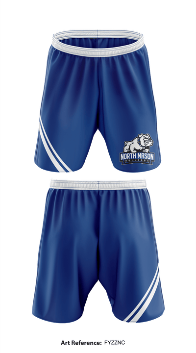 North Mason High School 86874889 Athletic Shorts With Pockets - 1