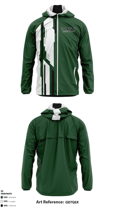 Tuscarora jr Titans football 49494203 Windbreaker - 1