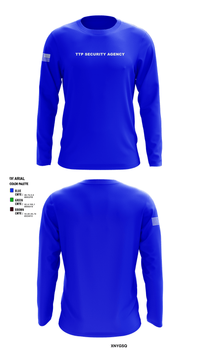 TTP Security Agency 5423198 Long Sleeve Performance Shirt - 1
