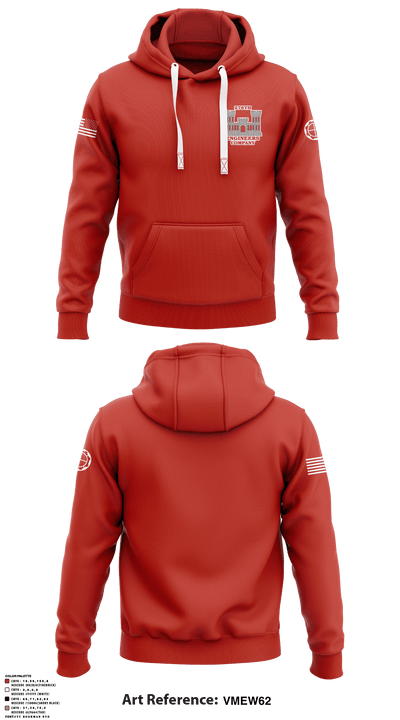 276th engineer company 74055705 Hoodie - 1