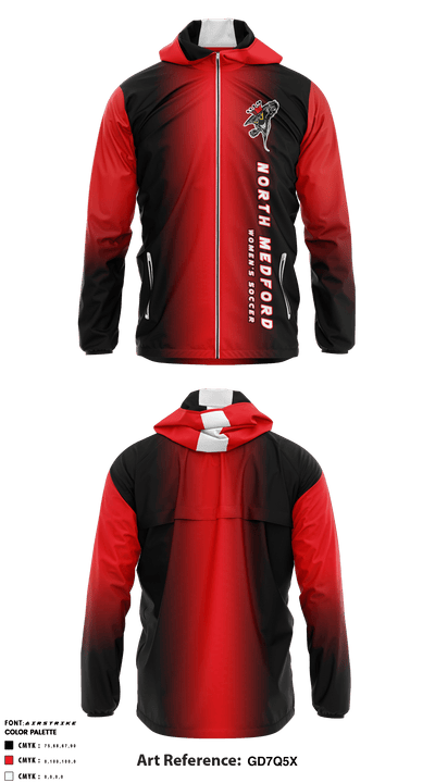 North Medford Soccer 23587202 Windbreaker - 1