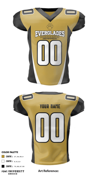 Football Jersey, Everglades Preparatory Academy Football, Football, Teamtime, Team time, sublimation, custom sports apparel, team uniforms, spirit wear, spiritwear, sports uniforms, custom shirts, team store, custom team store, fundraiser sports, apparel fundraiser