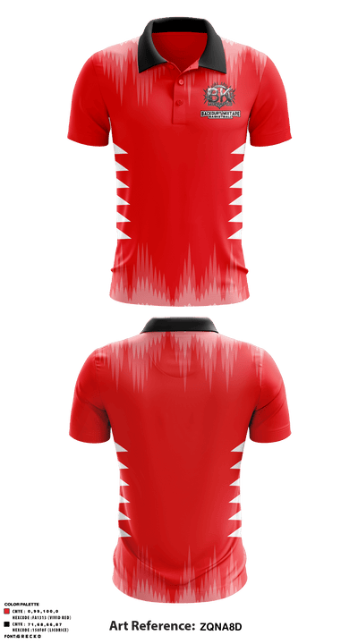 Backourt Mixtape 5478662 Short Sleeve Performance Polo - 1