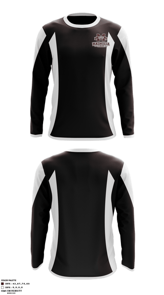 Long Sleeve Performance Shirt, Magnolia High School Cheer, School Spirit Store, Teamtime, Team time, sublimation, custom sports apparel, team uniforms, spirit wear, spiritwear, sports uniforms, custom shirts, team store, custom team store, fundraiser sports, apparel fundraiser
