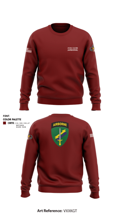 412TH CA BN 7160473 Crew Neck Sweatshirt - 1