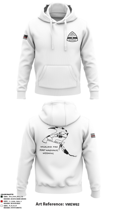 Wind River Agency Fire & Forestry 75939115 Hoodie - 3