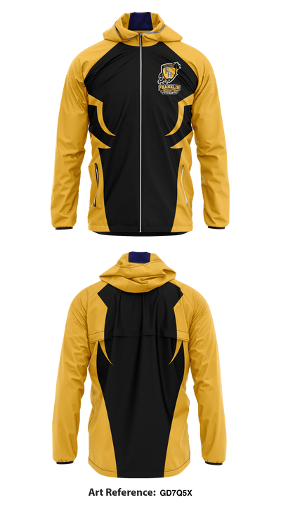 Franklin Heights High School Wrestling 74369547 Windbreaker - 1