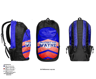 Gear Bag, Fort Wayne Volleyball Club, Women's Volleyball, Teamtime, Team time, sublimation, custom sports apparel, team uniforms, spirit wear, spiritwear, sports uniforms, custom shirts, team store, custom team store, fundraiser sports, apparel fundraiser