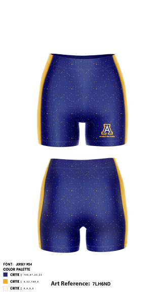 Compression Shorts, Archbold High School Women's Volleyball, Women's Volleyball, Teamtime, Team time, sublimation, custom sports apparel, team uniforms, spirit wear, spiritwear, sports uniforms, custom shirts, team store, custom team store, fundraiser sports, apparel fundraiser