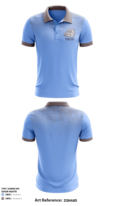 Archbishop Coleman F Carroll High School Dance 50897000 Short Sleeve Performance Polo - 1