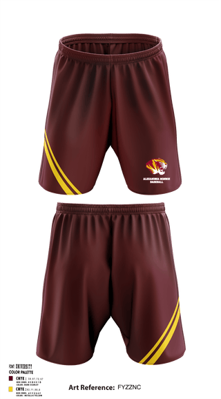 Athletic Shorts With Pockets, Alexandria Monroe High School Baseball, Baseball, Teamtime, Team time, sublimation, custom sports apparel, team uniforms, spirit wear, spiritwear, sports uniforms, custom shirts, team store, custom team store, fundraiser sports, apparel fundraiser