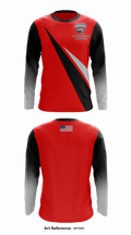 Blue Valley West Baseball 11416438 Long Sleeve Performance Shirt - 1