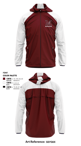 Windbreaker, Mt. San Antonio College Softball, Softball, Teamtime, Team time, sublimation, custom sports apparel, team uniforms, spirit wear, spiritwear, sports uniforms, custom shirts, team store, custom team store, fundraiser sports, apparel fundraiser