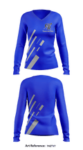 Central Track & Field 48819342 Women's Long Sleeve V-neck Shirt - 4