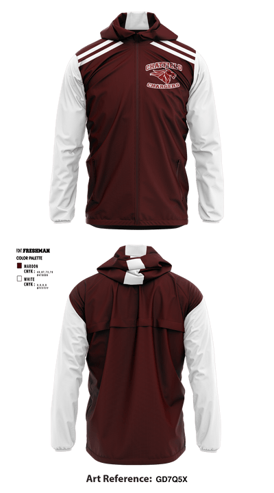 Chatfield Senior High School Tennis 94990382 Windbreaker - 1