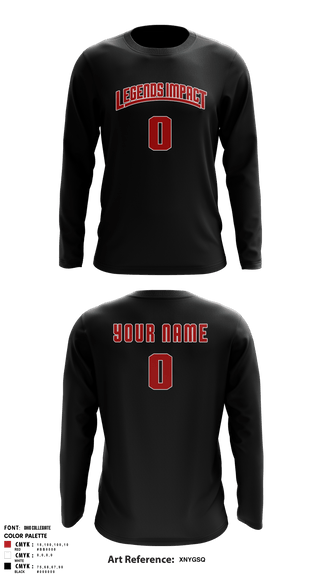 Long Sleeve Performance Shirt, Legends Impact, Women's Basketball, Teamtime, Team time, sublimation, custom sports apparel, team uniforms, spirit wear, spiritwear, sports uniforms, custom shirts, team store, custom team store, fundraiser sports, apparel fundraiser