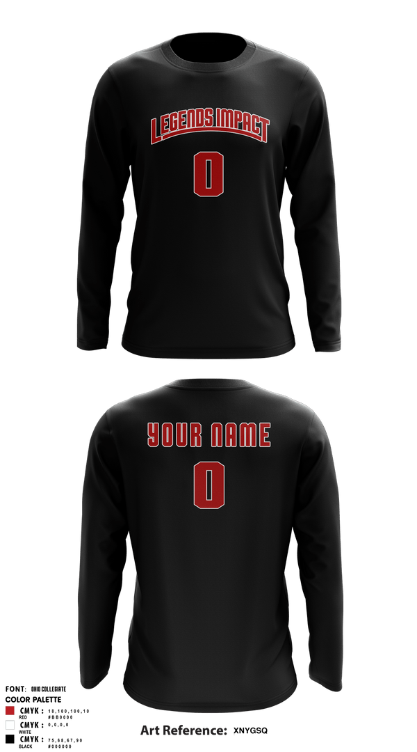Long Sleeve Performance Shirt, Legends Impact, Women's Basketball, Teamtime, Team time, sublimation, custom sports apparel, team uniforms, spirit wear, spiritwear, sports uniforms, custom shirts, team store, custom team store, fundraiser sports, apparel fundraiser