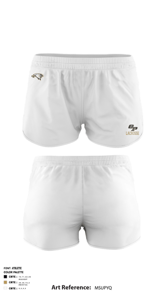 Women's Shorts, Oak Park High School Lacrosse, Men's Lacrosse, Teamtime, Team time, sublimation, custom sports apparel, team uniforms, spirit wear, spiritwear, sports uniforms, custom shirts, team store, custom team store, fundraiser sports, apparel fundraiser
