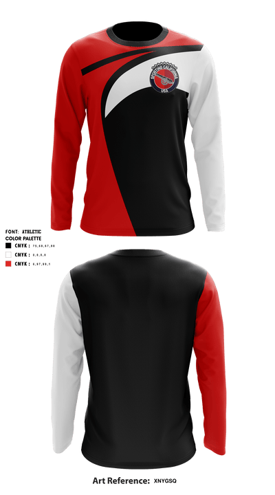 Sporting California USA 92365045 Long Sleeve Performance Shirt - 2