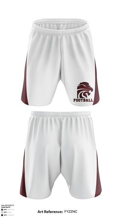 Lansing Youth football 95859201 Athletic Shorts With Pockets - 1