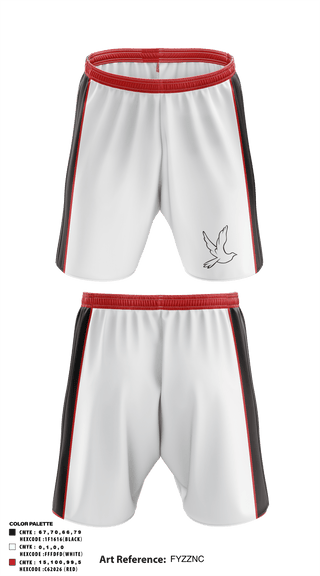 Athletic Shorts With Pockets, EnL, Men's Volleyball, Teamtime, Team time, sublimation, custom sports apparel, team uniforms, spirit wear, spiritwear, sports uniforms, custom shirts, team store, custom team store, fundraiser sports, apparel fundraiser