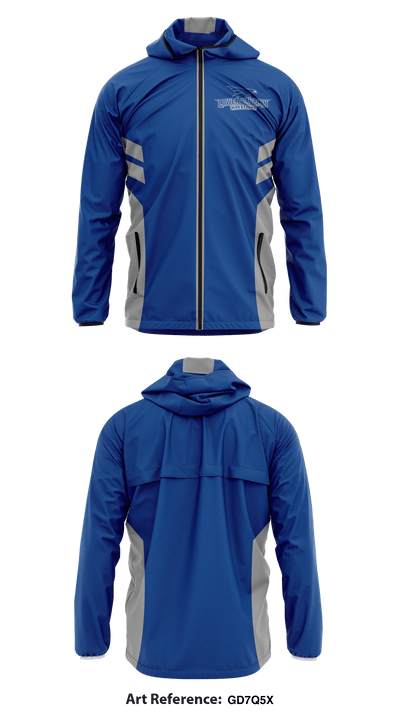 Lower Dauphin Wrestling 33141507 Windbreaker - 1