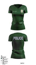 Church Point Police 92600366 Women's Short Sleeve V-neck Shirt - 1