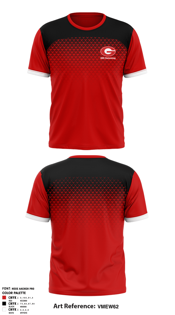 Short Sleeve Performance Shirt, GHS Swimming, Swimming, Teamtime, Team time, sublimation, custom sports apparel, team uniforms, spirit wear, spiritwear, sports uniforms, custom shirts, team store, custom team store, fundraiser sports, apparel fundraiser