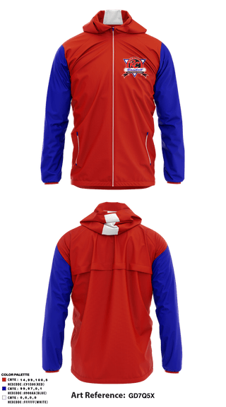 Windbreaker, Rc Little League, Baseball, Teamtime, Team time, sublimation, custom sports apparel, team uniforms, spirit wear, spiritwear, sports uniforms, custom shirts, team store, custom team store, fundraiser sports, apparel fundraiser