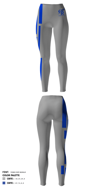 Central Cross Country 338893 Womens Leggings - 2