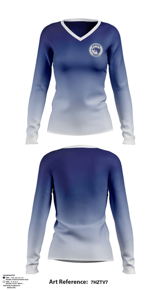 Women's Long Sleeve Vneck Shirt, Jemison High School Tennis, Tennis, Teamtime, Team time, sublimation, custom sports apparel, team uniforms, spirit wear, spiritwear, sports uniforms, custom shirts, team store, custom team store, fundraiser sports, apparel fundraiser