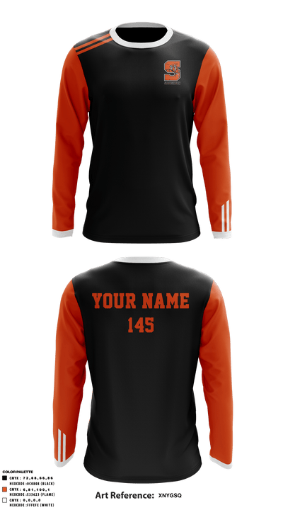 Stoughton High School Wrestling 25332474 Long Sleeve Performance Shirt - 2