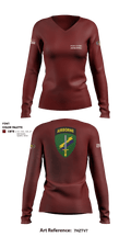 412TH CA BN 7160473 Women's Long Sleeve V-neck Shirt - 1