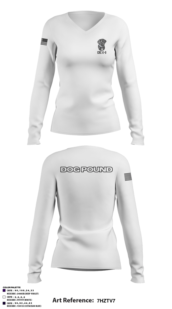 Women's Long Sleeve Vneck Shirt, , Police, Teamtime, Team time, sublimation, custom sports apparel, team uniforms, spirit wear, spiritwear, sports uniforms, custom shirts, team store, custom team store, fundraiser sports, apparel fundraiser