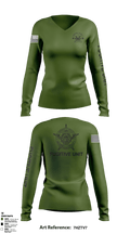 RCSO Fugitive Unit 51311799 Women's Long Sleeve V-neck Shirt - 1