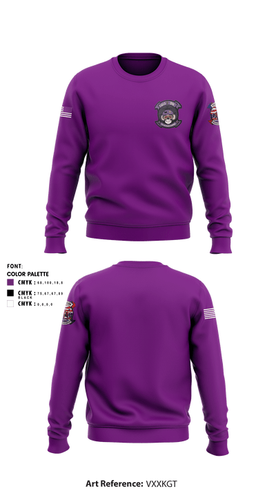 H&HS Fuels Div 977500 Crew Neck Sweatshirt - 1