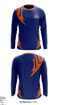 Virginia State Trojans 14558954 Long Sleeve Performance Shirt - 1