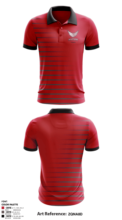 Cedar Valley High School 89885314 Short Sleeve Performance Polo - 1