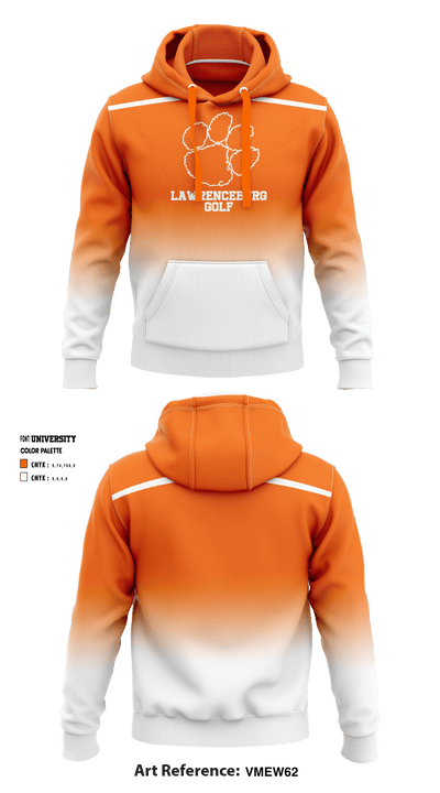 Lawrenceburg High School Golf 72876486 Hoodie - 1