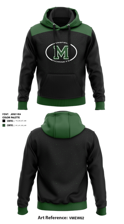 Mansfield High School Basketball 70354284 Hoodie - 1