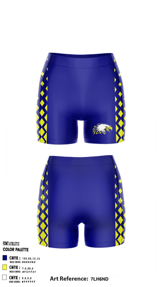 Women's Compression Shorts, Holly Grove Volleyball, Women's Volleyball, Teamtime, Team time, sublimation, custom sports apparel, team uniforms, spirit wear, spiritwear, sports uniforms, custom shirts, team store, custom team store, fundraiser sports, apparel fundraiser