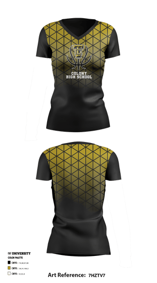 Short Sleeve Shooting Shirt, Colony High School Basketball, Women's Basketball, Teamtime, Team time, sublimation, custom sports apparel, team uniforms, spirit wear, spiritwear, sports uniforms, custom shirts, team store, custom team store, fundraiser sports, apparel fundraiser