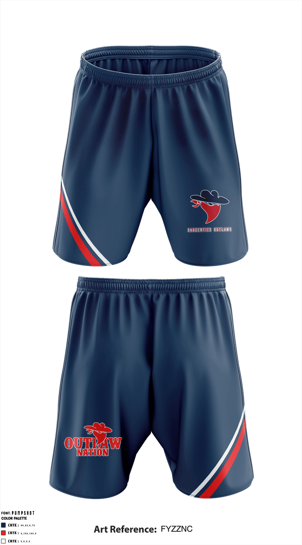 Athletic Shorts With Pockets, Saugerties Outlaws Youth Football, Football, Teamtime, Team time, sublimation, custom sports apparel, team uniforms, spirit wear, spiritwear, sports uniforms, custom shirts, team store, custom team store, fundraiser sports, apparel fundraiser