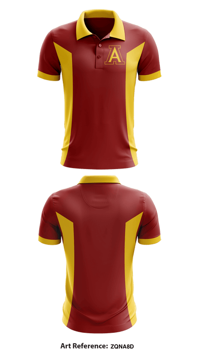 Arlington High School Cheer 94877898 Short Sleeve Performance Polo - 1