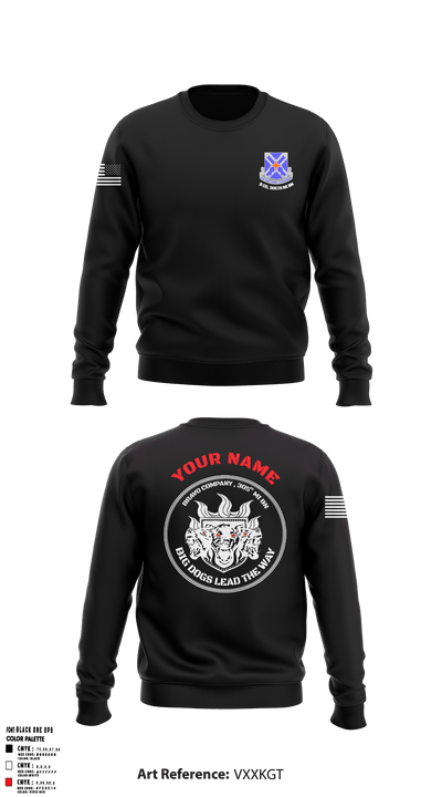 Bravo, 305th MI BN 32687381 Crew Neck Sweatshirt - 2
